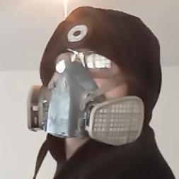 Male hazmat soldier