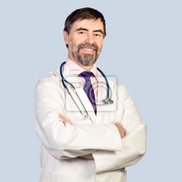 Médico meia idade